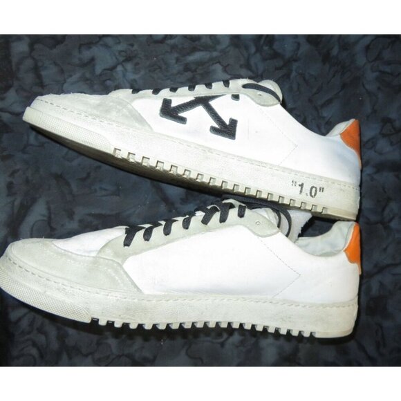 Off-White × Streetwear × Virgil Abloh Cup Sole 2.0 White Leather Low Top Sneaker - Picture 5 of 12